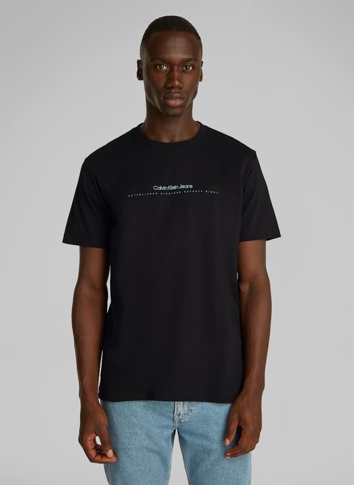 Calvin Klein Jeans Logo Crew Neck T-Shirt  - Image 1