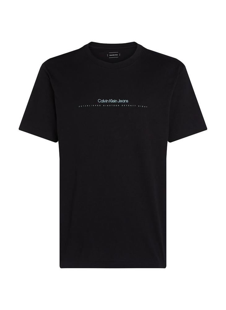 Calvin Klein Jeans Logo Crew Neck T-Shirt  - Image 5