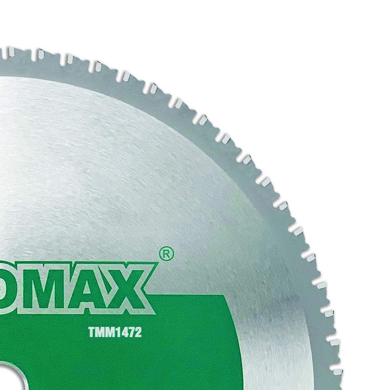 TOMAX 14 Inch 72 Tooth Industrial Level Steel and Ferrous Metal Saw Blade with 1 Inch Arbor - Image 3