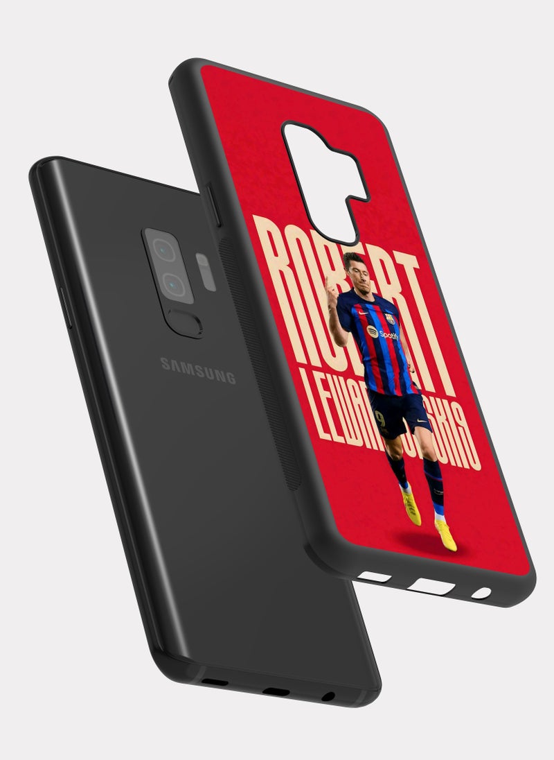 بكسلات كفر سامسونج جالكسي اس 9 بلس روبرت ليفاندوفسكي برشلونة احمر - Image 2