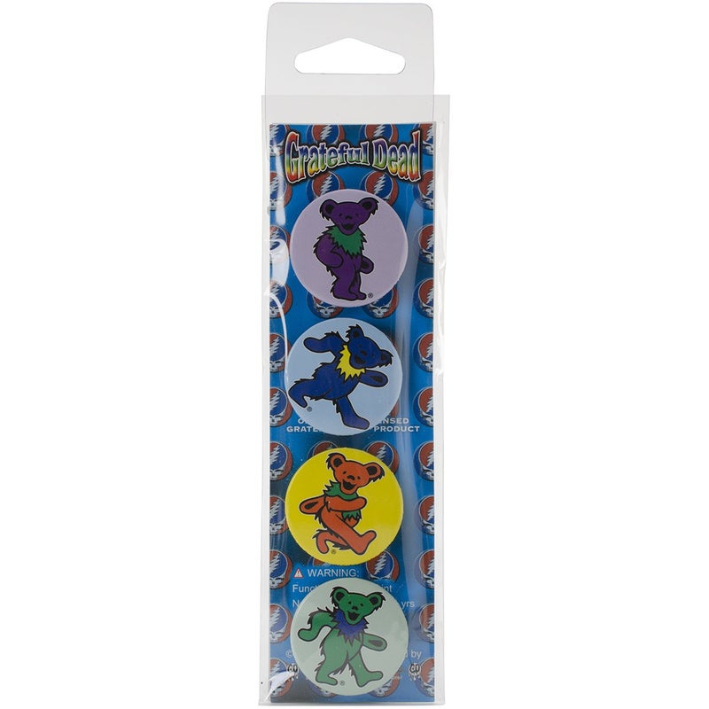 CD Visionary Licenses Products Grateful Dead Assorted Artworks 15 Button Set 4Piece - Image 2