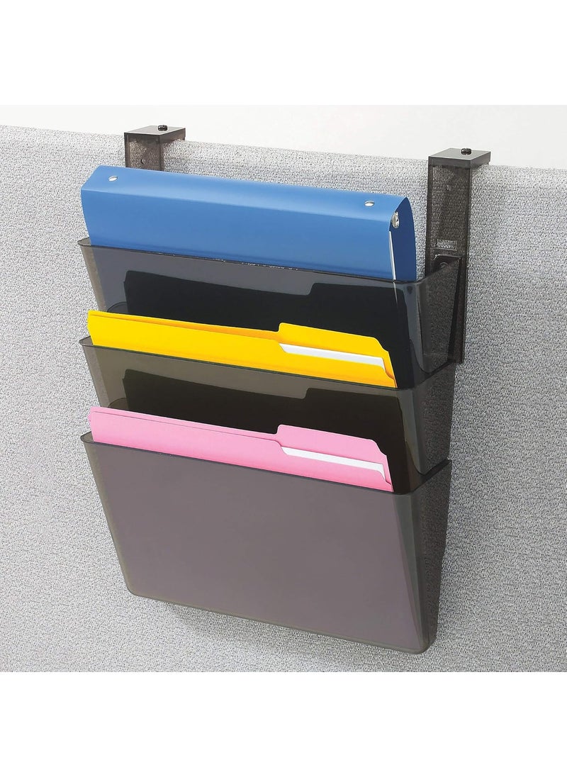 Deflecto DEF73502RT  Deflecto Three Pocket Partition Letter Wall System  - Image 5