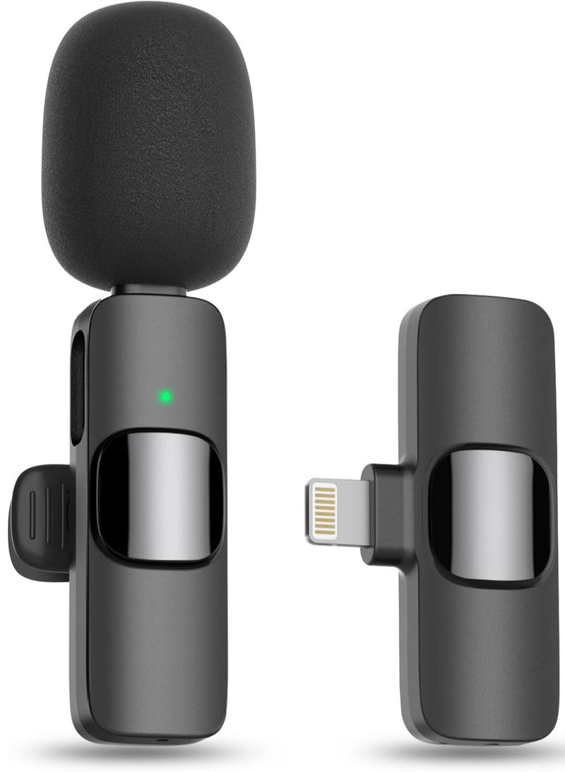 ELTRAZONE Bluetooth Mini Microphone for iPhone, iPad – Wireless Lavalier Lapel Mic with Noise Reduction, Clip-on Shirt Mic for Tiktok, YouTube, Interviews, Podcasts, Vlogs – Portable Audio Recording for Content Creators - Image 1