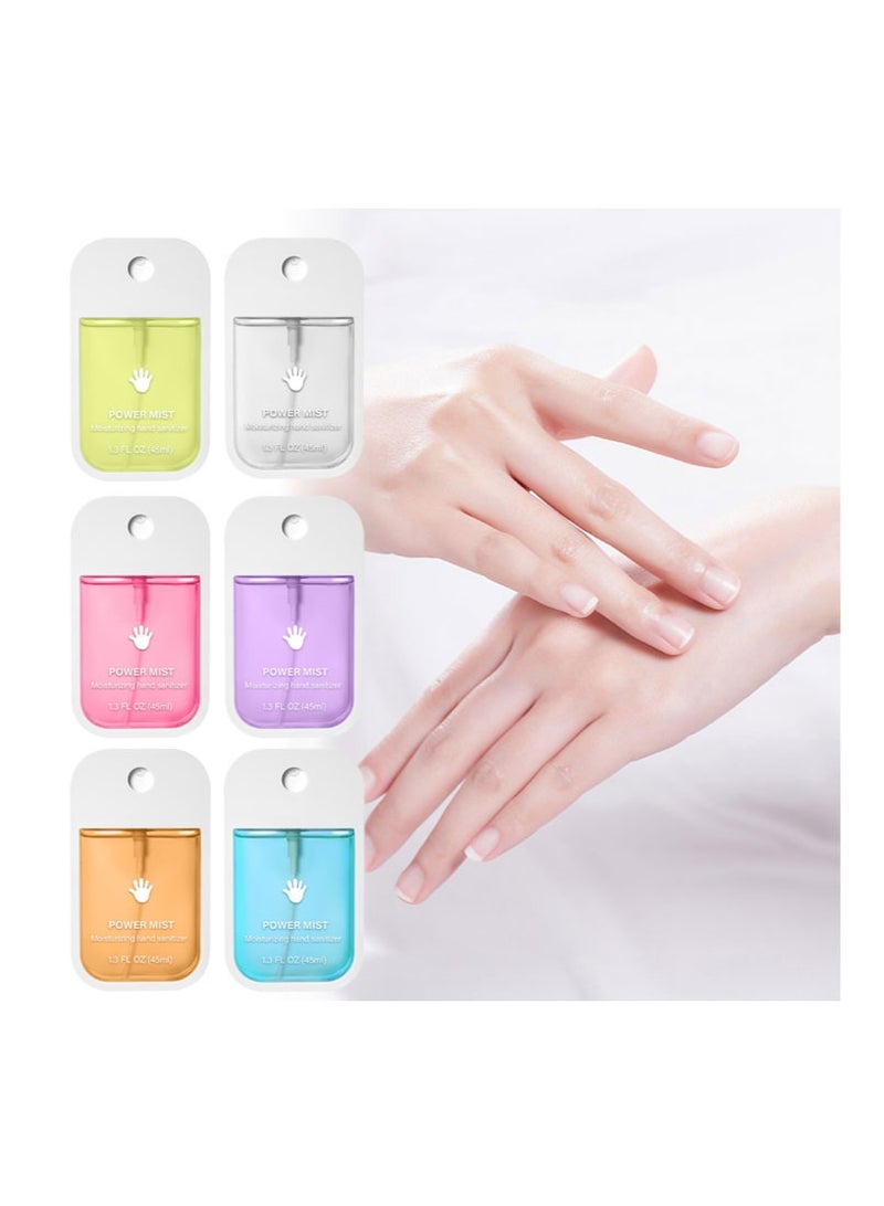 Hydrating Hand Sanitizer Spray Set (6 Pieces), 1.3 FL OZ (45ml) per Unit, Moisturizing Hand Sanitizer Spray, for Effective and Gentle Hand Sanitization - Image 2