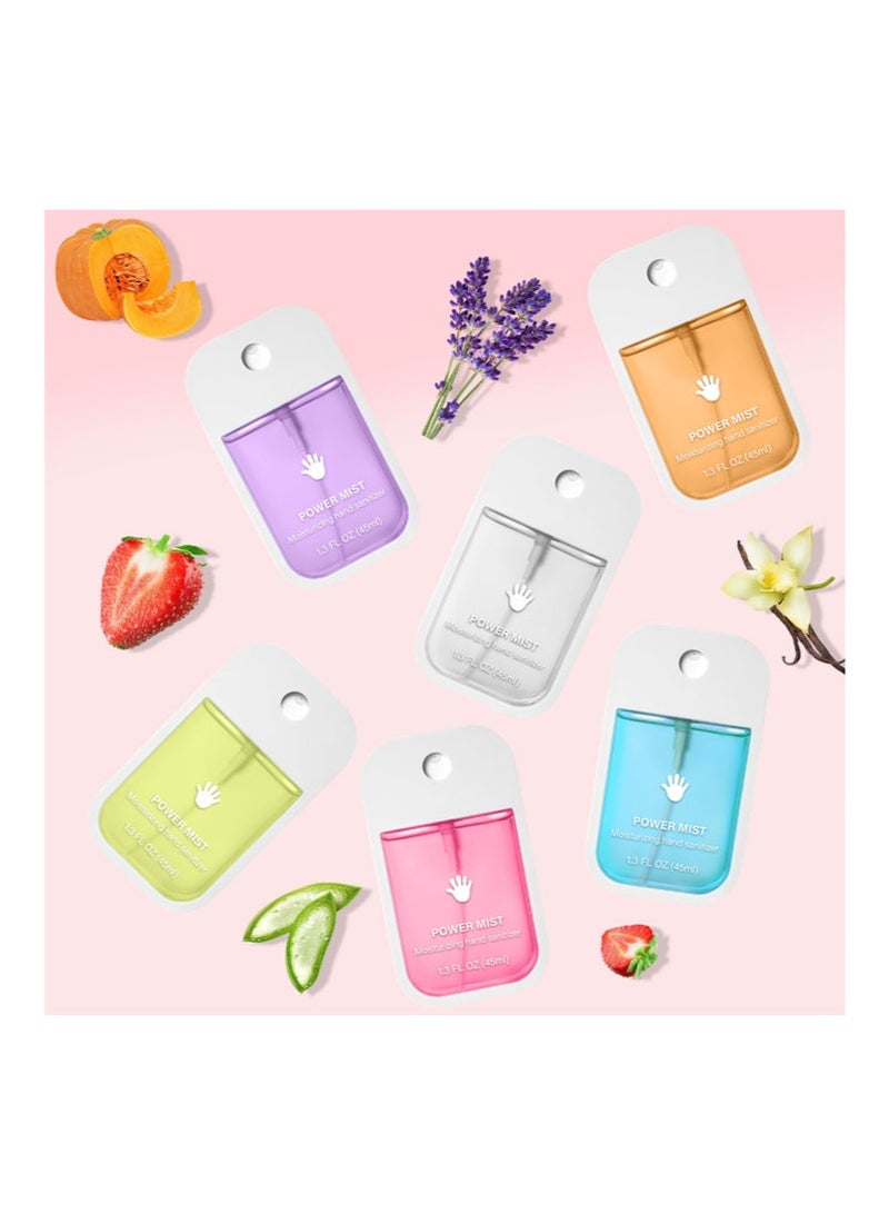 Hydrating Hand Sanitizer Spray Set (6 Pieces), 1.3 FL OZ (45ml) per Unit, Moisturizing Hand Sanitizer Spray, for Effective and Gentle Hand Sanitization - Image 4