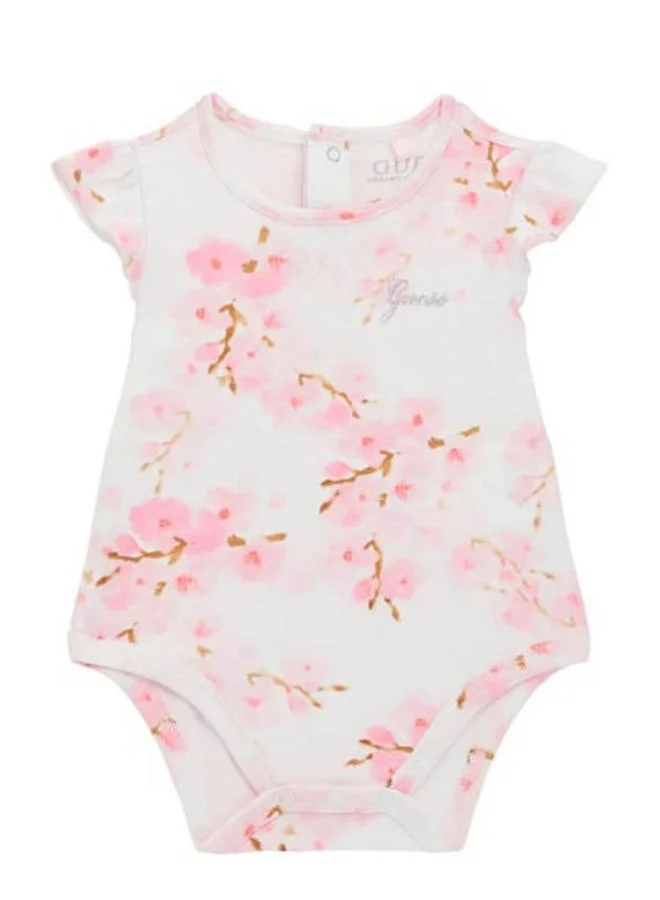 GUESS Kids 3 Pack Printed Bodysuit & Shorts Set