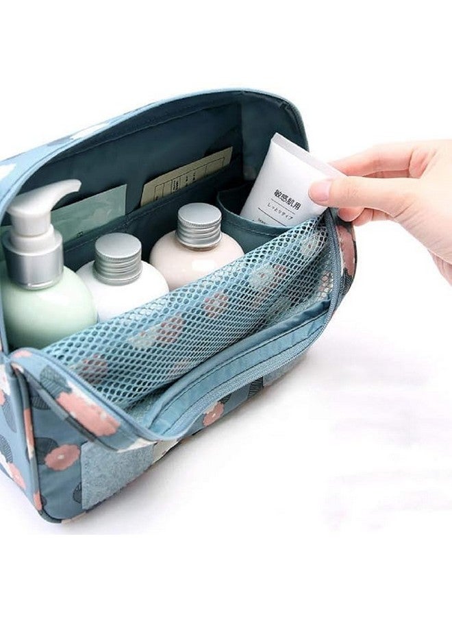 KERFORA Multi-Functional 5 cm Travel Organizer Bag | Toiletry & Cosmetics Pouch | Makeup or Shaving Kit for Men & Women | Hanging Travel Toiletry Bag (Color May Vary) - Image 3