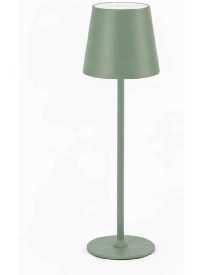 zentora LED Cordless Table Lamp, Rechargeable Green Desk lamp 5000mAh Battery Operated Table Light 3 Color Dimming Metal Shell Touch Lamps for Bedrooms Restaurant Bedroom Bars (Green) - Image 4