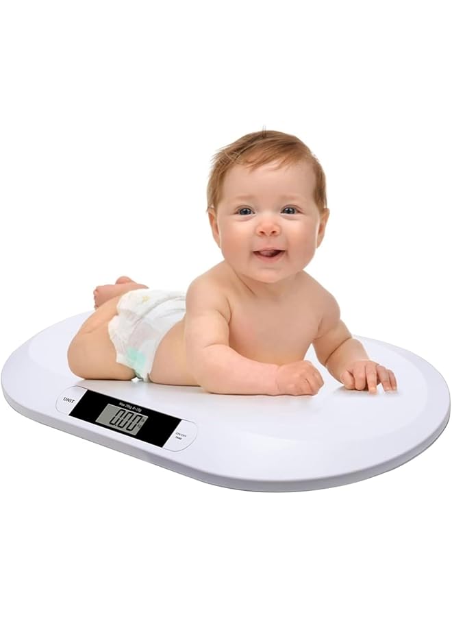 PROMASS Digital Baby Scale, Infant Scale for Weighing Up to 20kg/44lb, Newborn Baby Scale LCD Screen Display, Accurate Digital Scale for Infant Babies Newborn Puppy Cat