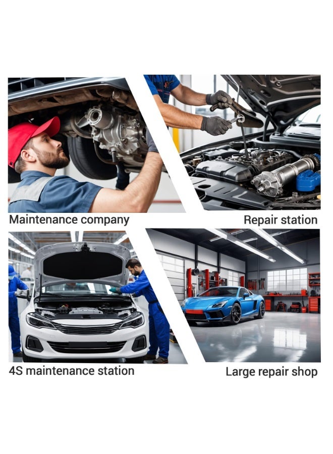 جهاز اختبار بطارية السيارة، جهاز اختبار بطاريات السيارات الرقمي ١٢ فولت، محلل شحن المولد، فولتميتر مزود بشاشة LCD ومؤشر LED، مؤشر جهد للسيارات والشاحنات والدراجات النارية والأدوات الكهربائية. - Image 5