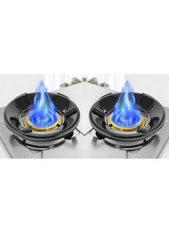 TINKDAS TINKDAS Pack Of 2Black Gas Saver Burner Stand Manual Gas Burner Cover Gas Saver Jali Home Gas Stove Fire Windproof Energy Saving Stand Gas Stove Max Gas Saviour Organization Storage Chula Stand  - Image 1