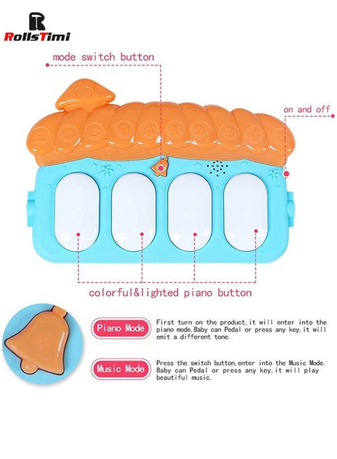 RollsTimi  Music Lighting Portable Lightweight Soft Comfortable Piano Gym Fitness Mat For Baby - Image 5