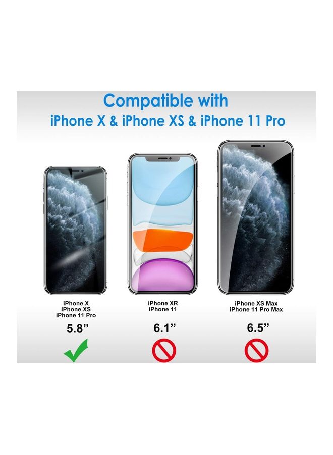ICS 2-Piece Screen Protector For Apple iPhone 11 Pro Clear - Image 2