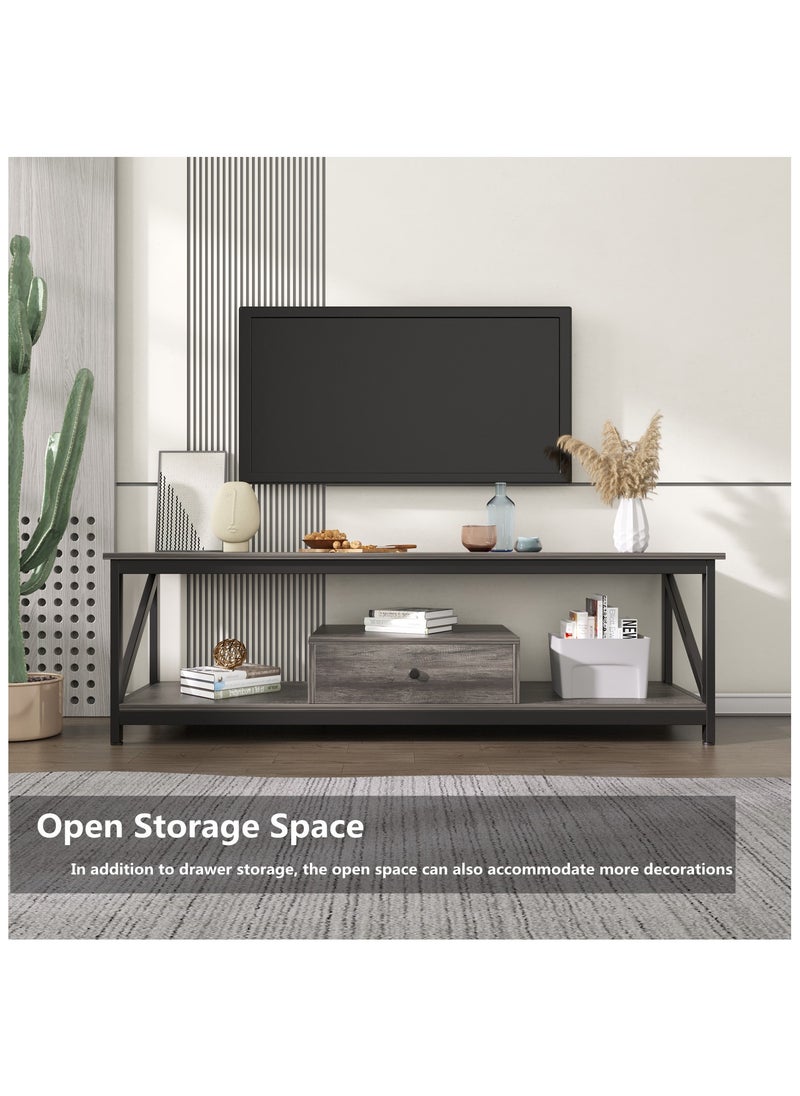 HXDream HXDream Tv Table,TV Cabinet,TV Stand with drawers,Suitable for living room, reception room  - Image 3