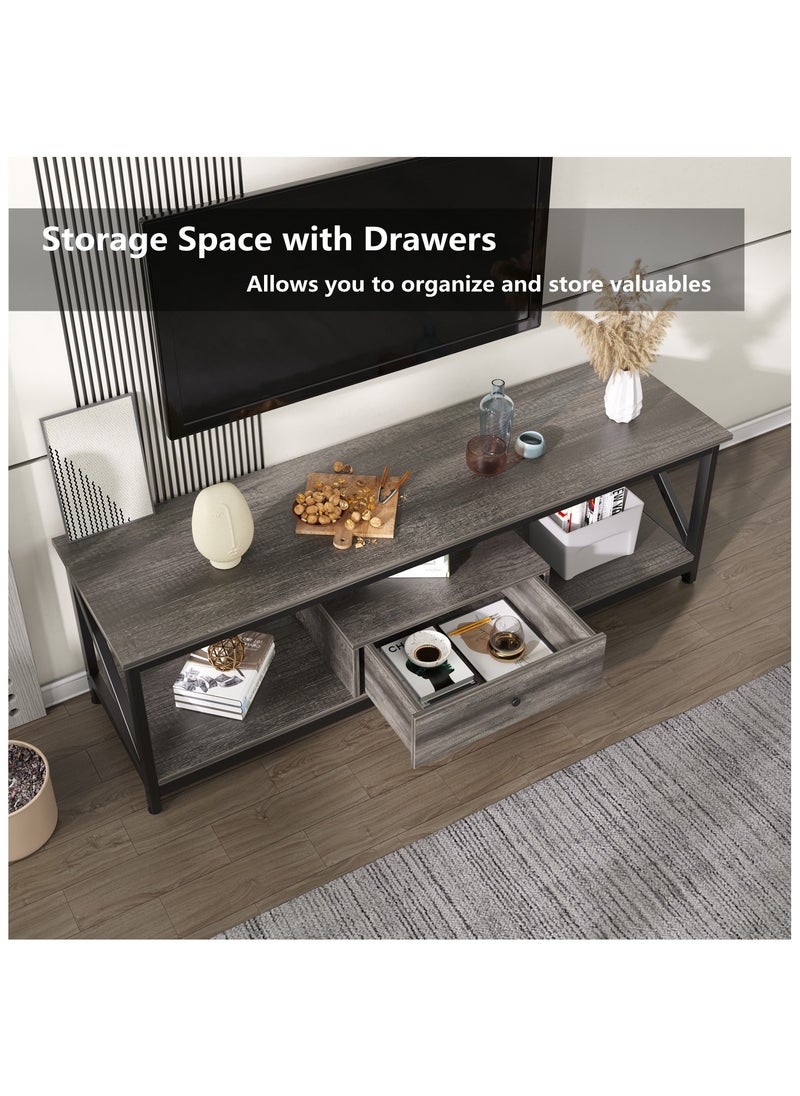 HXDream HXDream Tv Table,TV Cabinet,TV Stand with drawers,Suitable for living room, reception room  - Image 4