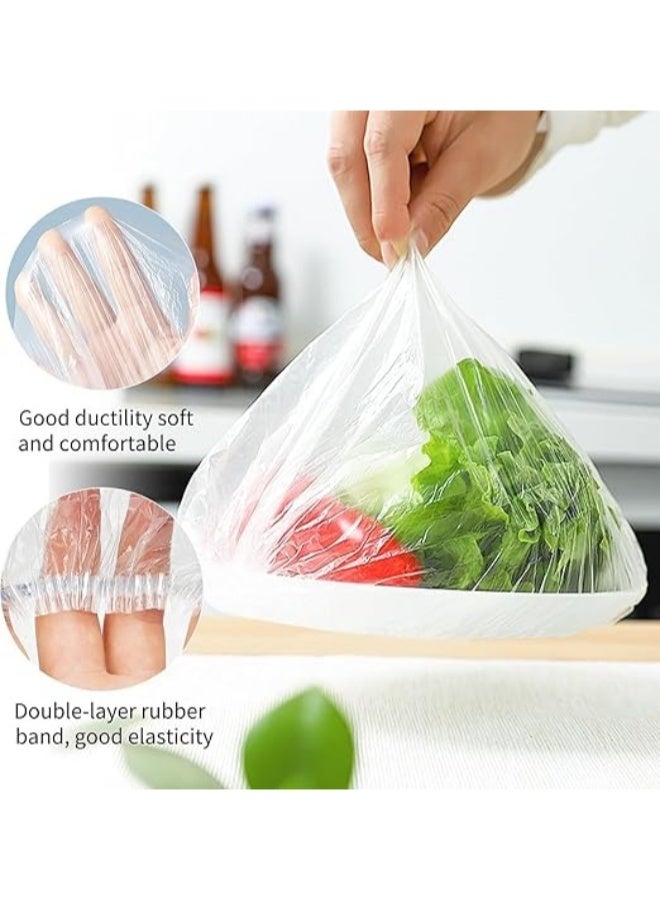 240PCs Fresh Keeping Bags, Colorful Food Covers Reusable Elastic Food Storage Covers, Plastic Sealing Elastic Stretch Adjustable Bowl Lids Dish Cover, Universal Kitchen Wrap Seal Bags - Image 4
