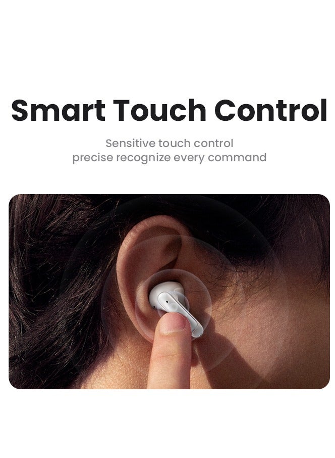 Usams Wireless Earbuds with Dual Mic, ENC Noise Cancellation, Bluetooth 5.3, 50H Battery Life, 13mm HD Speaker, Deep Bass, Smart Touch Control  - Image 5