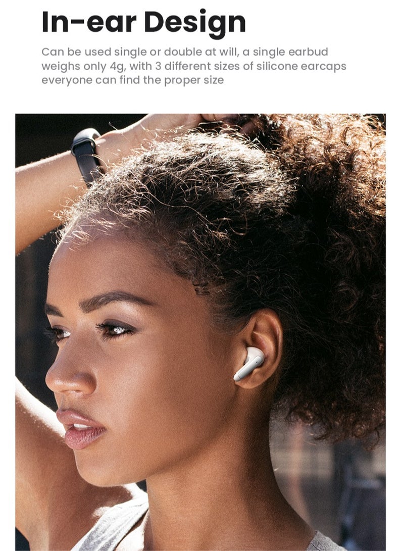 Usams Wireless Earbuds with Dual Mic, ENC Noise Cancellation, Bluetooth 5.3, 50H Battery Life, 13mm HD Speaker, Deep Bass, Smart Touch Control  - Image 4