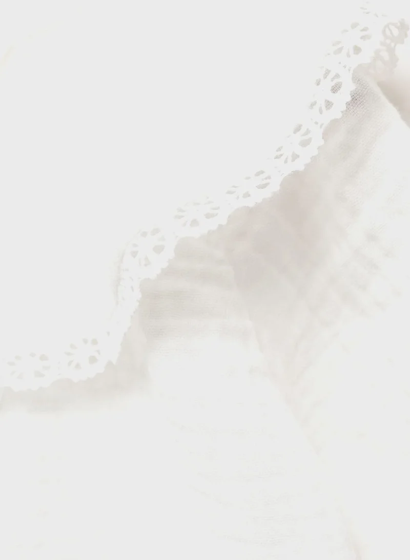 MANGO Infant Textured Top