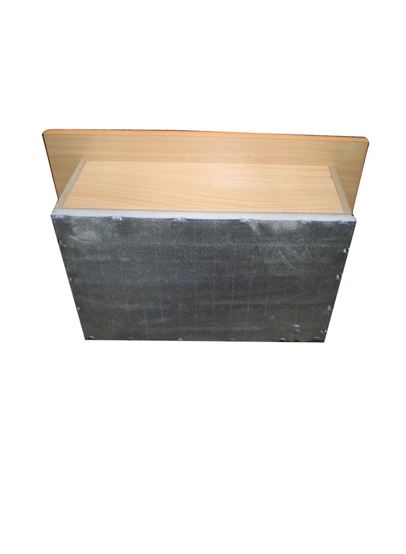 Decorative window air conditioner cover to cover the wall made of wood, wooden color - Image 4