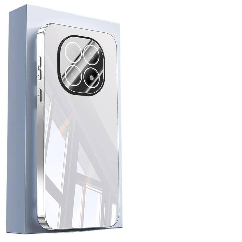 Drop Protection , , Full Coverage , Mirror Silver Glass , Cover for Redmi Note 15 for Work and School - Image 1