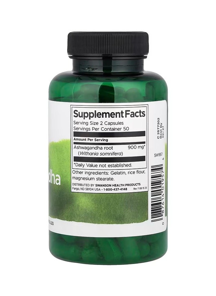 SWANSON Ashwagandha 450 mg 100 Capsules  - Image 2