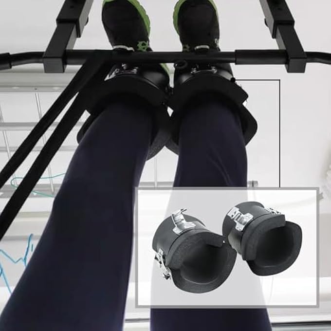 rayihni Anti Gravity Boots Inversion Hang Up Boots Inversion Boot Gravities Compression Relief Exercise Recovery Compression Relief And Fitness With 2 Gravity Hook - Image 5