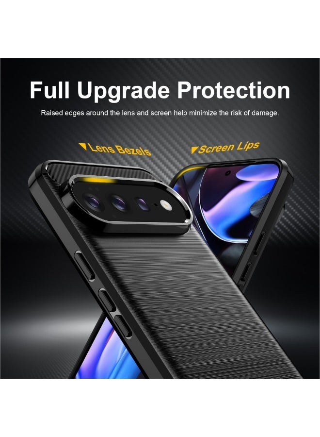 جراب Google Pixel 11 Pro XL – كفر حماية أرمور مقاوم للصدمات بتصميم ألياف كربون مع سطح مانع للانزلاق وTPU نحيف – حماية قوية - Image 3