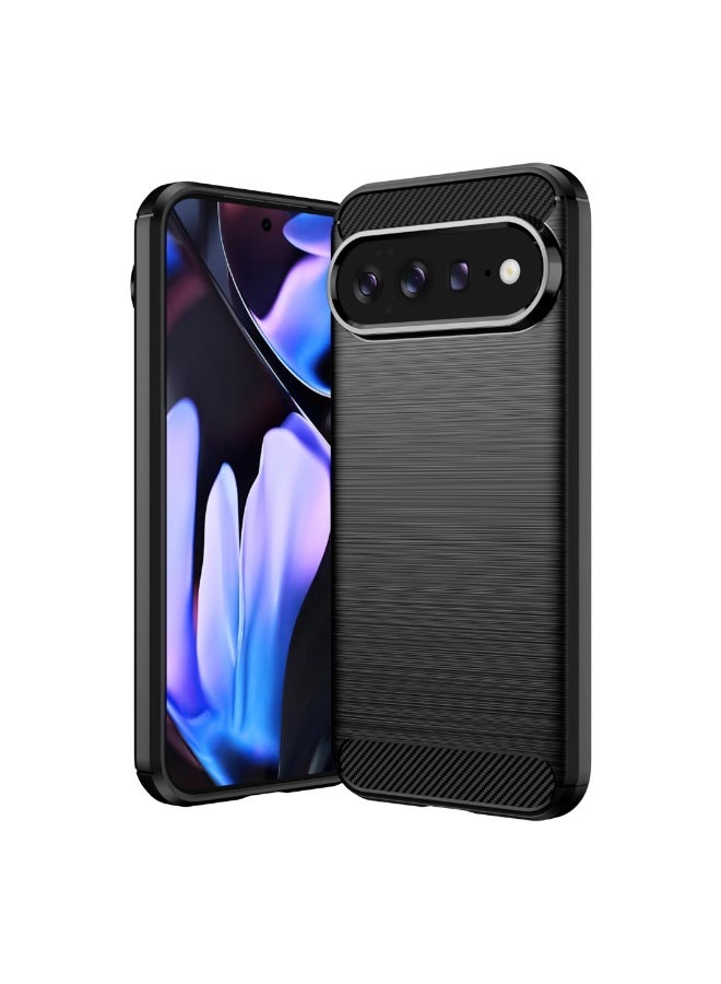 جراب Google Pixel 11 Pro XL – كفر حماية أرمور مقاوم للصدمات بتصميم ألياف كربون مع سطح مانع للانزلاق وTPU نحيف – حماية قوية - Image 1
