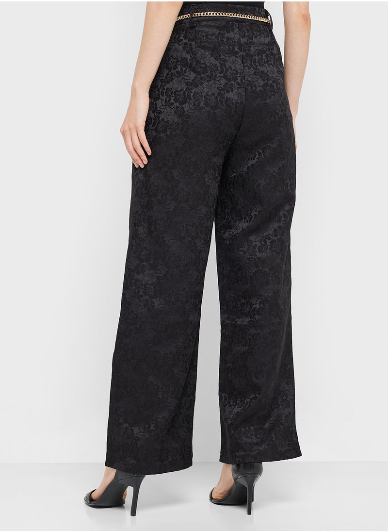 ELLA Self Textured Pants  - Image 3