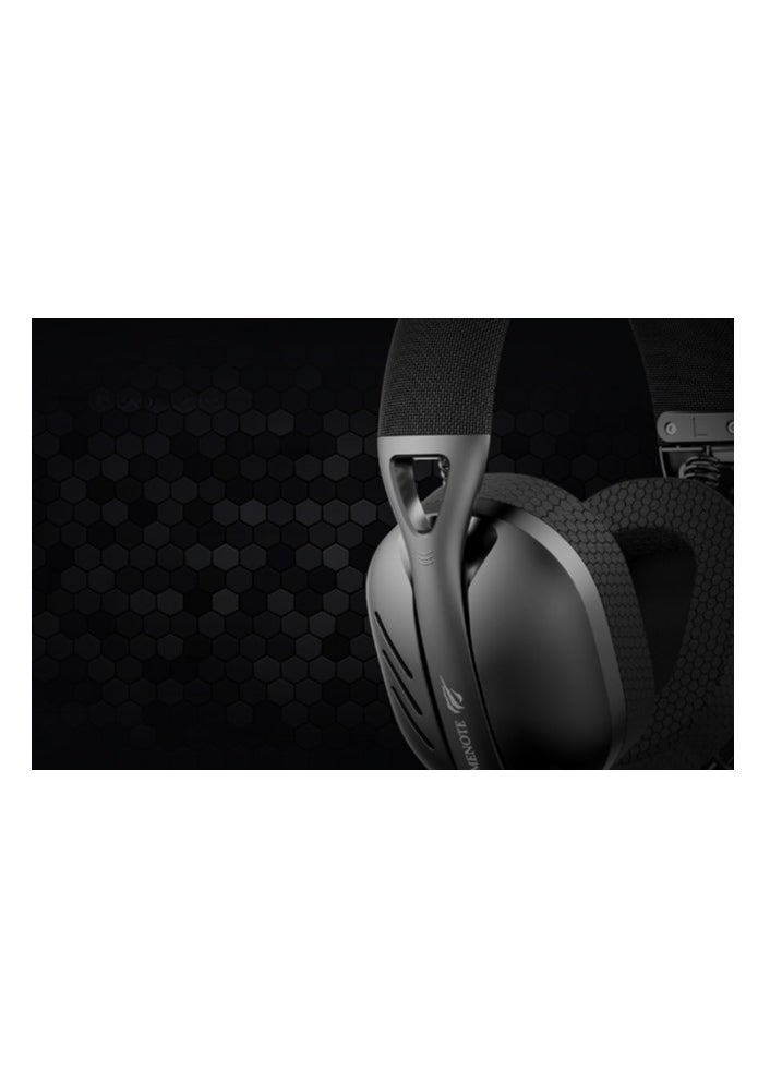 havit - HAVIT 2.4G/BT/JACK 3.5MM GAMING HEADPHONES (BLACK) FUXI H3 - Image 1