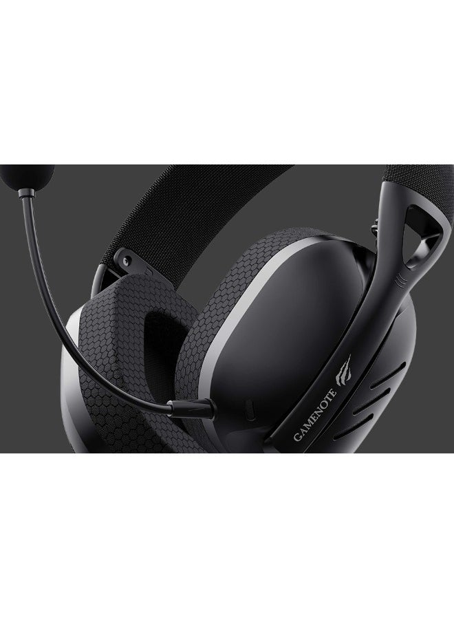 havit - HAVIT 2.4G/BT/JACK 3.5MM GAMING HEADPHONES (BLACK) FUXI H3 - Image 1