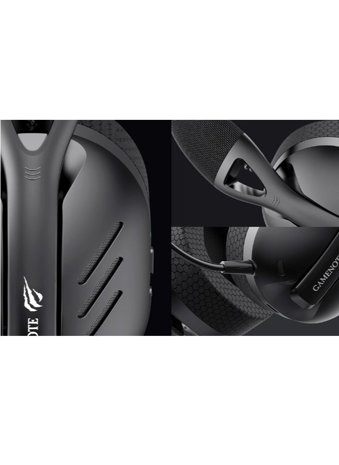 havit - HAVIT 2.4G/BT/JACK 3.5MM GAMING HEADPHONES (BLACK) FUXI H3 - Image 1