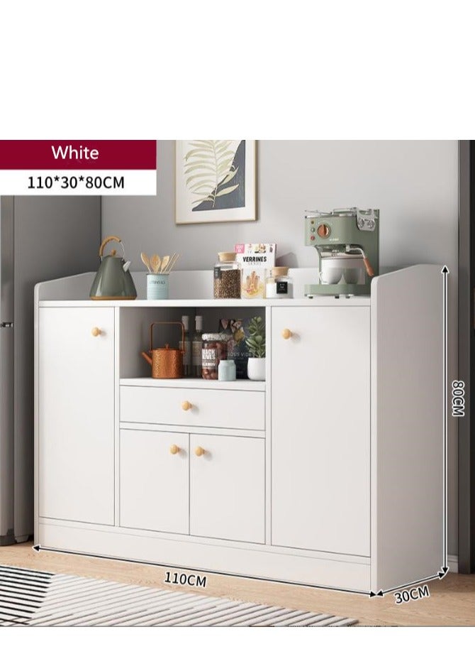 Golden Coffee Bar Cabinet with Storage Drawer Coffee Stand Buffet Sideboard With Adjustable Layer Kitchen Storage Cabinet for Dining Room Kitchen Microwave Oven Storage Shelf  - Image 2