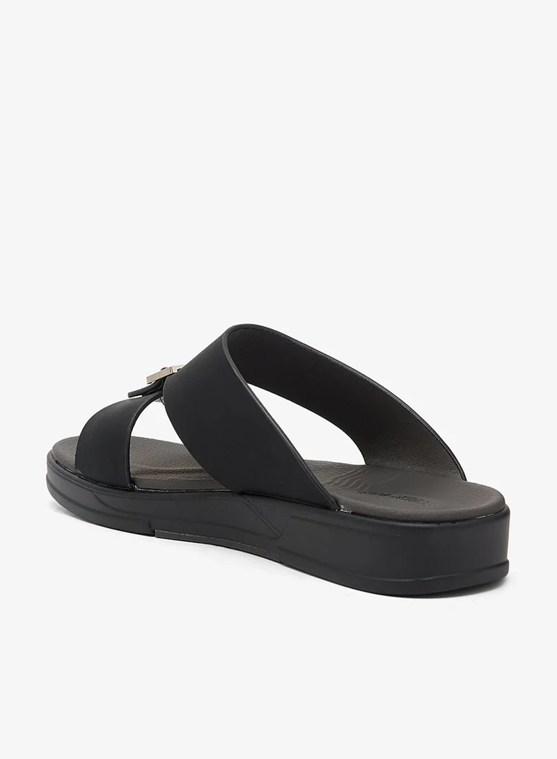 Robert Wood Black Arabic Sandals for Men | Best Price UAE