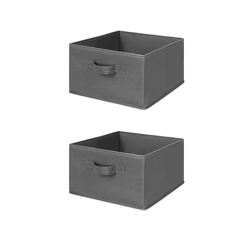 MAX Houser Hanging Shelf Closet Storage Organizer Removable Drawers ï¼ŒHanging Storage Organizer Hanging Sweater 2 Sock Underwear Drawers for Closet, Bedroom, Dark Grey - Image 1