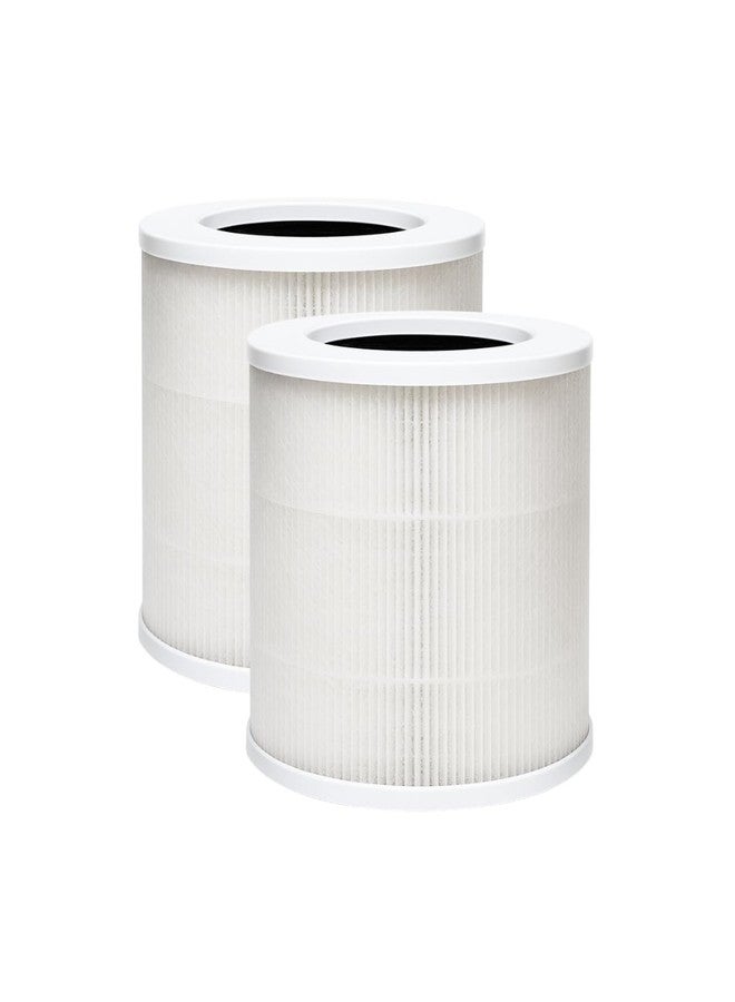 Nispira GXZ-AP01 3-in-1 True HEPA Activated Carbon Filter Replacement For Proton Pure Portable Air Purifier Remove Smoke, 2 Packs - Image 2