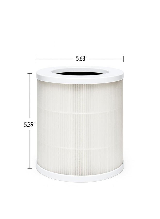 Nispira GXZ-AP01 3-in-1 True HEPA Activated Carbon Filter Replacement For Proton Pure Portable Air Purifier Remove Smoke, 2 Packs - Image 3