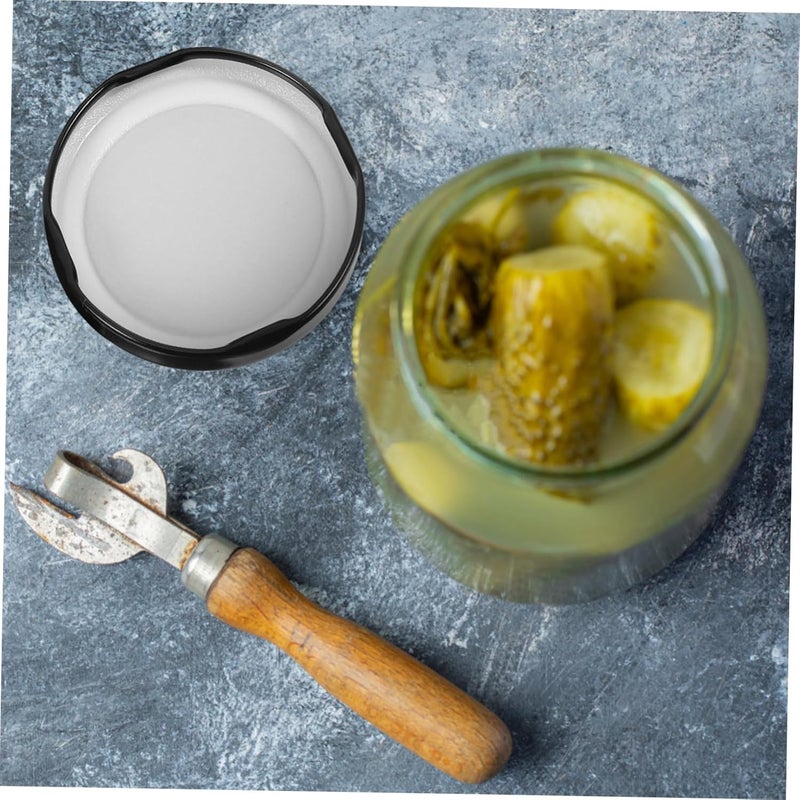 ABOOFAN 63mm Metal Jar Lids Leak-Proof Tinplate Sealing Covers for Glass Containers Reusable Airtight Storage Caps for Canning Pickling and Preserving - Image 4