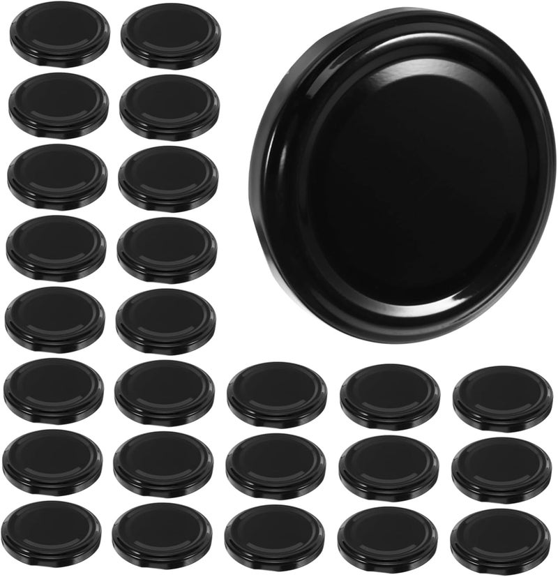 ABOOFAN 63mm Metal Jar Lids Leak-Proof Tinplate Sealing Covers for Glass Containers Reusable Airtight Storage Caps for Canning Pickling and Preserving - Image 1