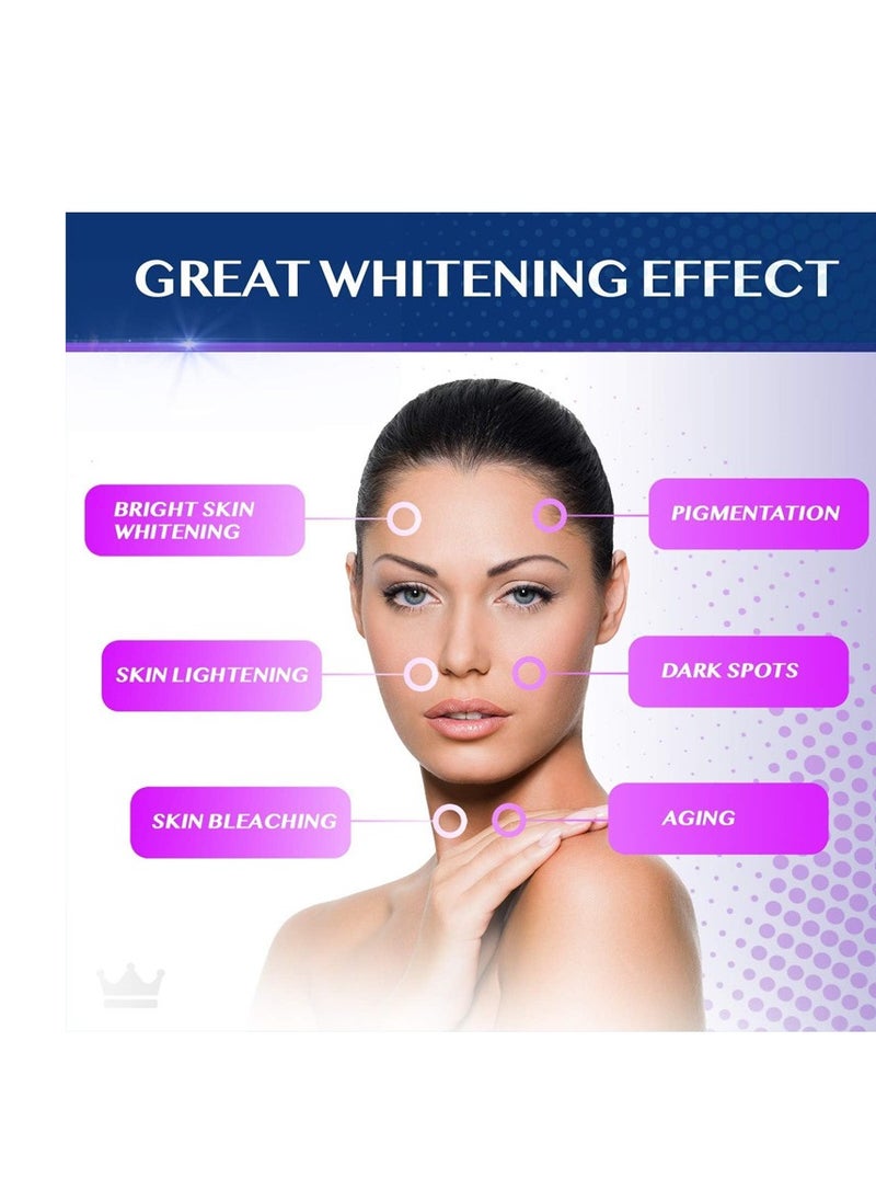 Glutathione Whitening Pills - 90 Capsules 2000mg Glutathione - Effective Skin Lightening Supplement - Dark Spots, Melasma & Acne Scar Remover, Hyperpigmentation Treatment - Anti-Aging Antioxidant