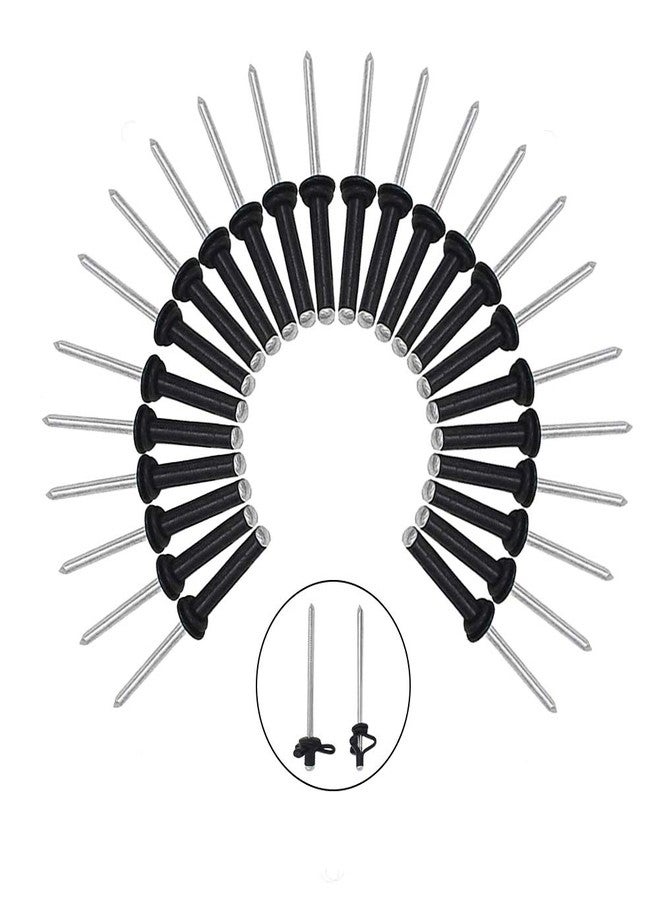 CLIO مسامير كاياك ثلاثية القبضة بطول 3/16" مع حلقات O مقاومة للماء لتركيب قوارب الكاياك والزوارق في المياه العميقة، 20 قطعة - Image 1