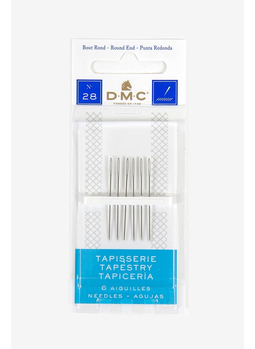 DMC DMC 176728 Tapestry Hand Needles 5Pack Size 28 
