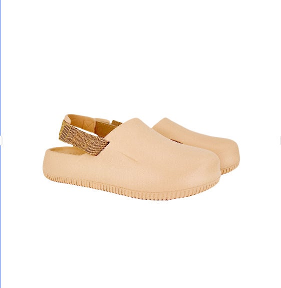 Generic Putian Shoes Pure Original Eva Flip-Flops Sandals for Couples to Wear Sports and Leisure Versatile Outdoor Beach Slippers for Men and Women Rice brown
