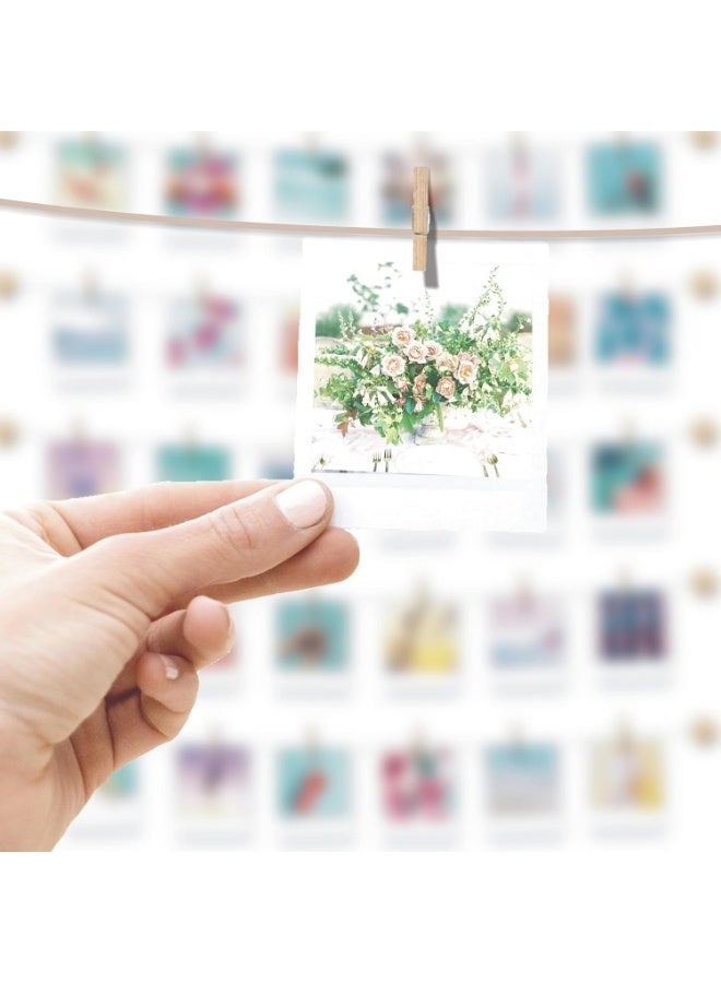 معلقة عرض الصور غرفة ديكور الجدار - إطارات صورة منحوتة كولاج - 5 سلاسل مع 30 مقاطع - 3M خطوط لاصقة ذاتية - لا ثقوب الحفر - 30 × 30 بوصة - Image 4