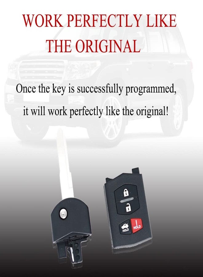 MechanMagic جهاز تحكم عن بعد بديل لمفتاح السيارة، متوافق مع مازدا MX-5 مياتا (2006-2015) / مازدا 3 (2010-2013) / مازدا 6 (2009-2013). رقم القطعة: BGBX1T478SKE125-01. رقم تعريف جهاز التحكم عن بعد للدخول بدون مفتاح: BBM4-67-5RY - Image 5