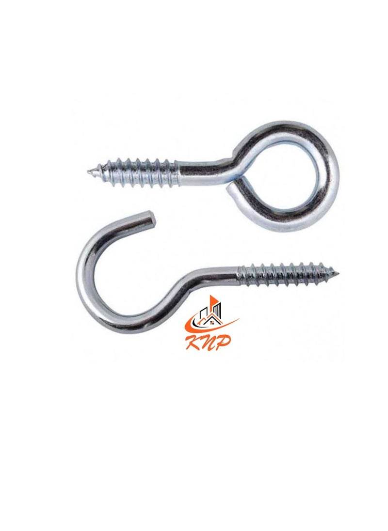 KNP - KNP Hooks and Eyes - Pack of 100 pairs (23 x 2mm) - Image 1
