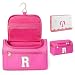 COSHAYSOO Thoughtful New Mom Gifts for Women First Time Mothers Day Present Self Care Spa Gifts Travel Toiletry Weekender Bag, Initial Traveling Toiletries Skin Care Items Organizer Hot Pink Letter R - Image 2