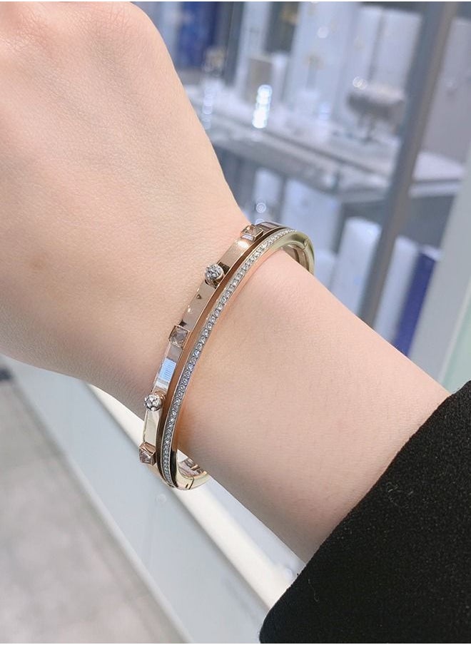 Arabest - Rose Gold Double Pyramid Bracelet - Image 1