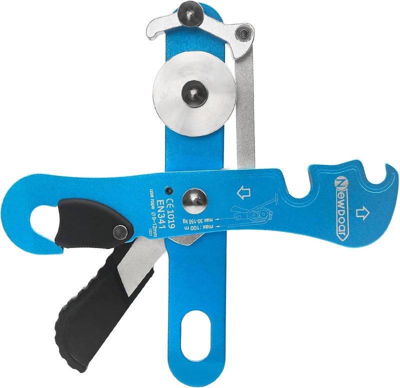 Newdoar Climbing Stop Descender Rappelling Belay for Ropes 10-12mm The Novices for Rescue & Arborist CE Certification - Image 1